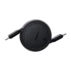 Baseus Free2Pull Mini USB-C - USB-C USB-kaapeli, 60 W, 1 m, (musta)
