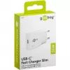 USB-C PD GaN ohut pikalaturi (30 W) (valkoinen)
