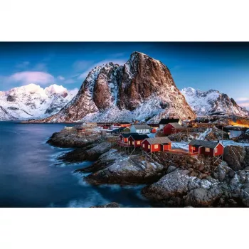 Palapeli Ravensburger Lofoten Norja 3000 palaa maisema