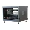 Telinehylly TECHLY 367652 kaapelinhallinta 3M-teippikiinnityksellä, teräs, 550×550×410 mm, musta
