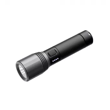 Käsivalaisin Nextool T10 — 2000 lm, 220 m valokeila, USB‑C, IPX7, alumiinikotelo, 152 mm