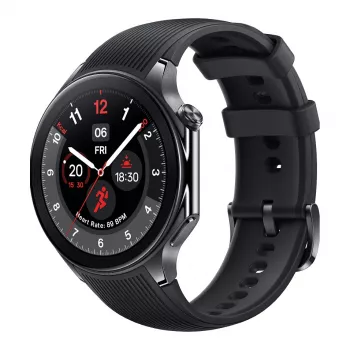 OnePlus Watch 2 - 46 mm - älykello rannekkeella - fluorelastomeeri - ranteen koko: 140-210 mm - näyttö 3,63 cm (1,43)