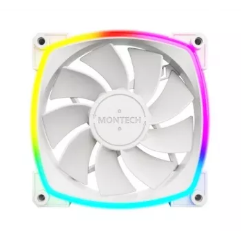 Montech RX120 PWM tietokonekotelon tuuletin 12 cm valkoinen 3 kpl