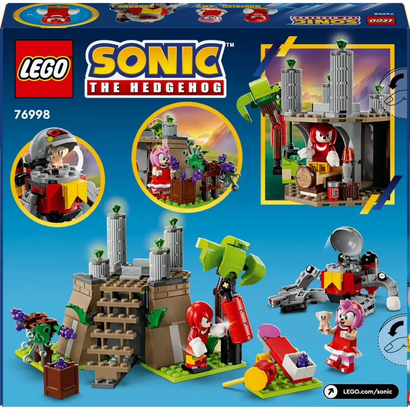 LEGO SONIC THE HEDGEHOG 76998 Knuckles ja mestari-smaragdin pyhäkkö