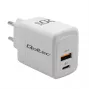 GaN-laturi QOLTEC 51823 20W USB-virtalähde, 5V/20V lähtö