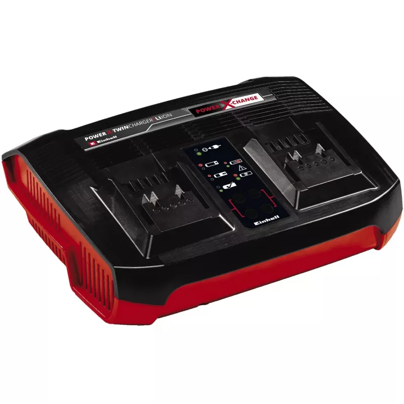 Akkulaturisarja Einhell 2x 4.0Ah Twincharger AC LED