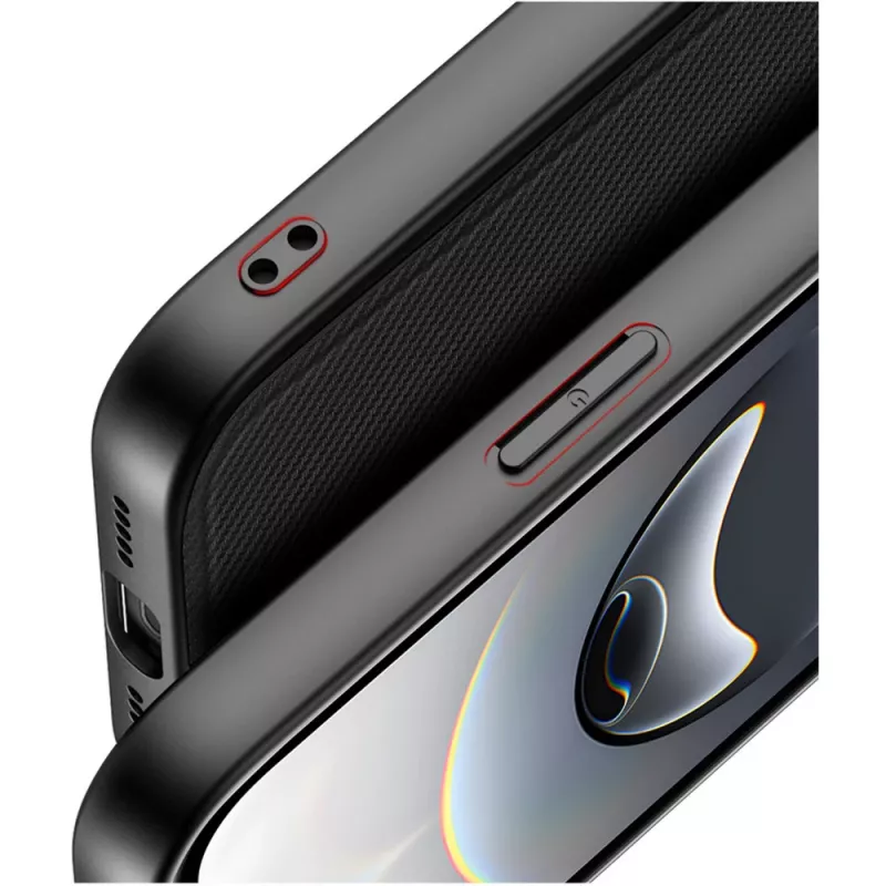 Suojakotelo Nevox 2499 puhelinkotelo musta iPhone 16e 15,5 cm