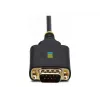StarTech.com 13ft (4m) 2-porttinen USB-sarja-adapterikaapeli, vaihdettavat DB9-ruuvit/mutterit, COM-säilytys, USB-A - DB9 RS232, FTDI, tason 4 ESD-suoja, Windows/macOS/ChromeOS/Linux – tukeva TPE-rakenne