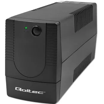 Qoltec 53774 UPS (keskeytymätön virransyöttö) Line-Interactive 1 kVA 600 W 1 AC-lähtö