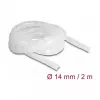 DeLOCK spiraaliletku joustava 2 m x 14 mm läpinäkyvä polyeteeni
