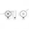 Kojerasia Hikvision DS-1280ZJ-DM21 musta universaali 4,5 kg