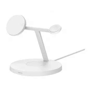 Belkin BoostCharge Pro kuulokkeet, älypuhelin, älykello valkoinen USB langaton lataus pikalataus sisäkäyttöön