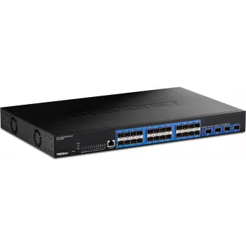 TRENDnet 28-porttinen Layer 2 hallittava SFP-kytkin 10G SFP+