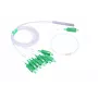 Kaapelisplitteri Extralink Splitter 1:8 PLC SC/APC 900µm 1,5m vihreä valkoinen
