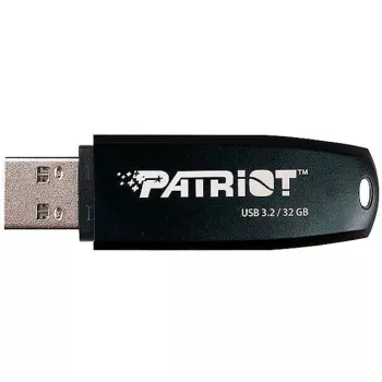 USB-muistitikku PATRIOT 32 GB USB Type-A 3.2 Gen 1 musta, 80 MB/s, avaimenperä