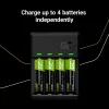 Laturi Green Cell GC VitalCharger 4× AA 2000mAh NiMH-akulla