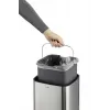 Durable TOUCH 12L suorakaiteen muotoinen ruostumaton teräs hopea musta