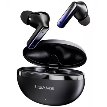 Bluetooth-kuulokkeet Usams TWS E02 ANC+ENC musta