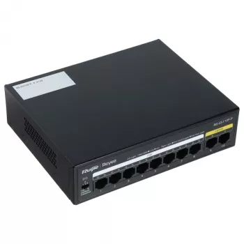 Kytkin RUIJIE RG-ES110F-P 8-porttinen 10/100Mbps PoE+ 110W