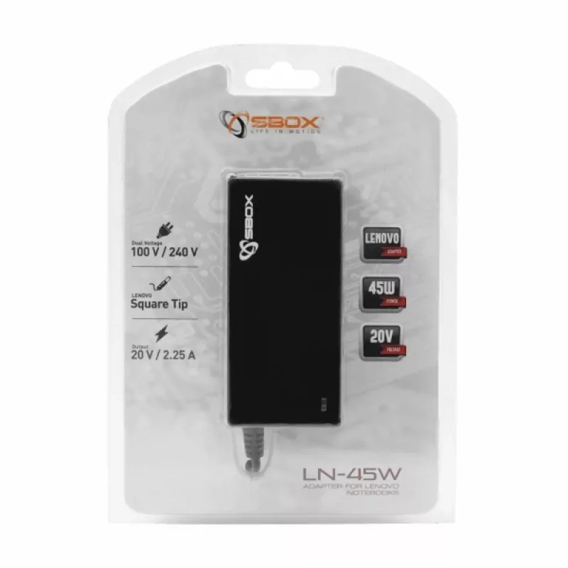 Sbox sovitin Lenovo-kannettaville LN-45W
