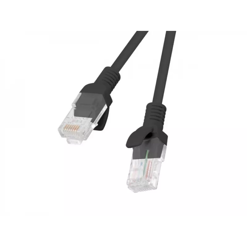 Patch-kaapeli UTP Lanberg PCU6-10CC-0300-BK (RJ45 - RJ45, 3 m, UTP, Kat. 6, väri musta) (PCU6-10CC-0300-BK)