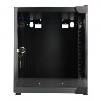 EXTRALINK LITE 6U 10 280X310 seinäasennettava räkkikaappi musta