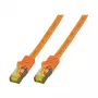 EFB-Elektronik RJ45-patchkaapeli Cat.6A S/FTP LSZHCat.7 raakakaapeli oranssi 1 m valmistaja: EFB Elektronik (MK7001.1O)