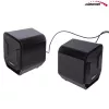 Audiocore AC865B 2.0 USB-tietokonekaiuttimet, 6 W, musta/sininen