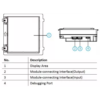 Näyttö Hikvision DS-KD-INFO
