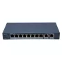 Hikvision DS-3E1310HP-EI(B) verkkokytkin hallittava Fast Ethernet (10/100) Power over Ethernet (PoE) harmaa