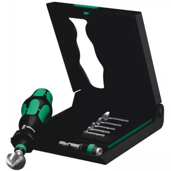 Wera uppoporanteräsarja 8-osainen 6,3 mm, 8,3 mm, 10,4 mm, 12,4 mm, 16,5 mm, 20,5 mm HSS 05104655001 1/4 (6,3 mm) 1 sarja (05104655001)