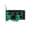 DeLOCK 16 portin SATA PCI Express x4 -kortti 6 Gbit/s vihreä harmaa