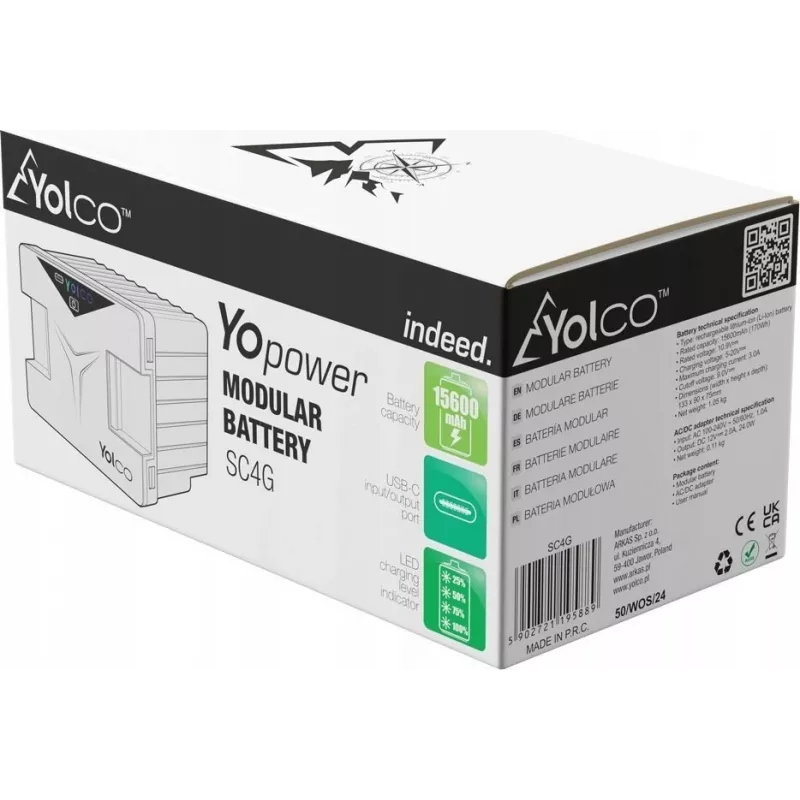 Yopower SC4G, SC4B modulaarinen akku kannettaville Yolco-jääkaapeille