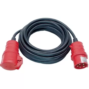 brennenstuhl H07RN-F 5G2.5 - jatkojohto - IEC 60309 16A (F) - IEC 60309 16A (M) - AC 400 V - 25,0 m - musta (1167720)