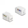 Delock 90720 Keystone-moduuli RJ45 - LSA Cat.6A UTP, 90 astetta, työkaluton