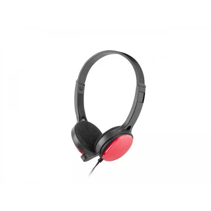 Kuulokkeet mikrofonilla Ugo USL-1222 punainen