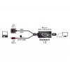 Kaapeli DVI 24+1 + USB-A/Displayport 20p DeLOCK 62596