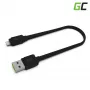 Green Cell KABGC02 Lightning-kaapeli 0,25 m musta