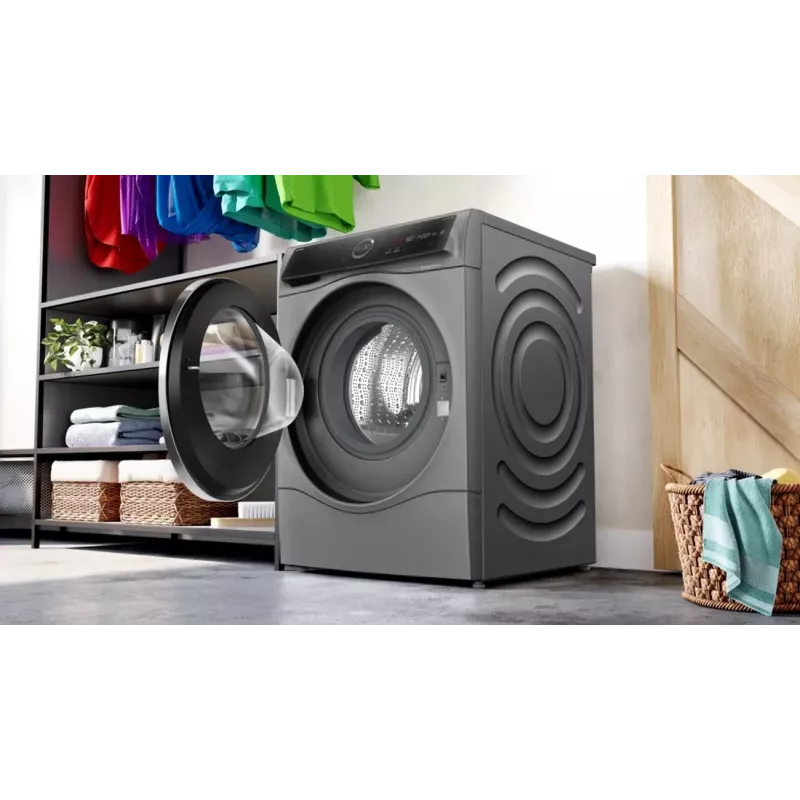 Bosch WNC254ARSN pesukone-kuivausrumpu 10,5 kg / 6 kg 1400 kierr./min harmaa