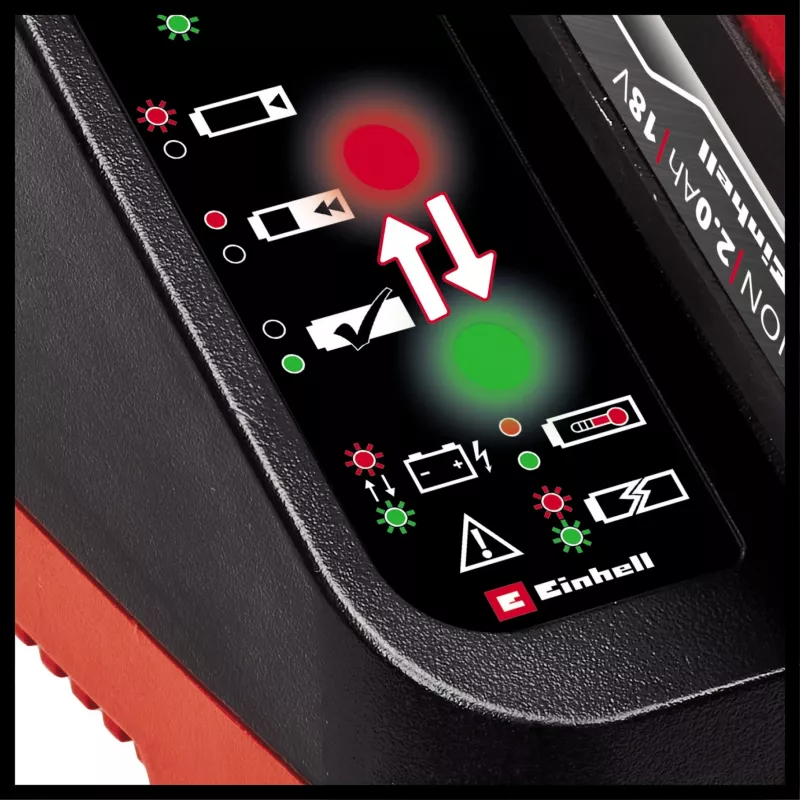 Einhell Power X-Car Charger 3A akkulaturi savukkeensytytin punainen