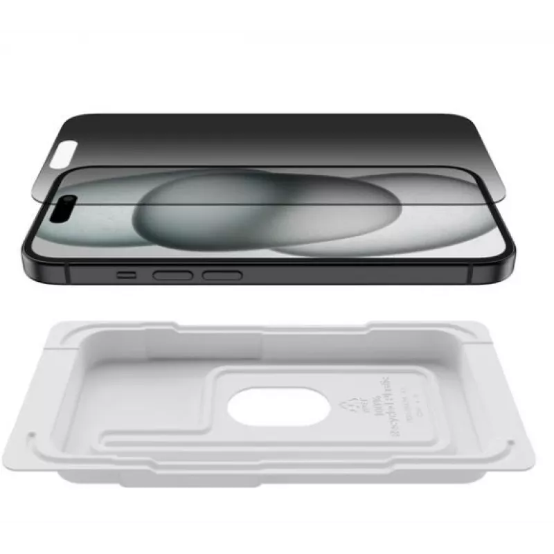 Suojalasi ScreenForce UltraFlass Privacy Filter iPhone 15 Pro