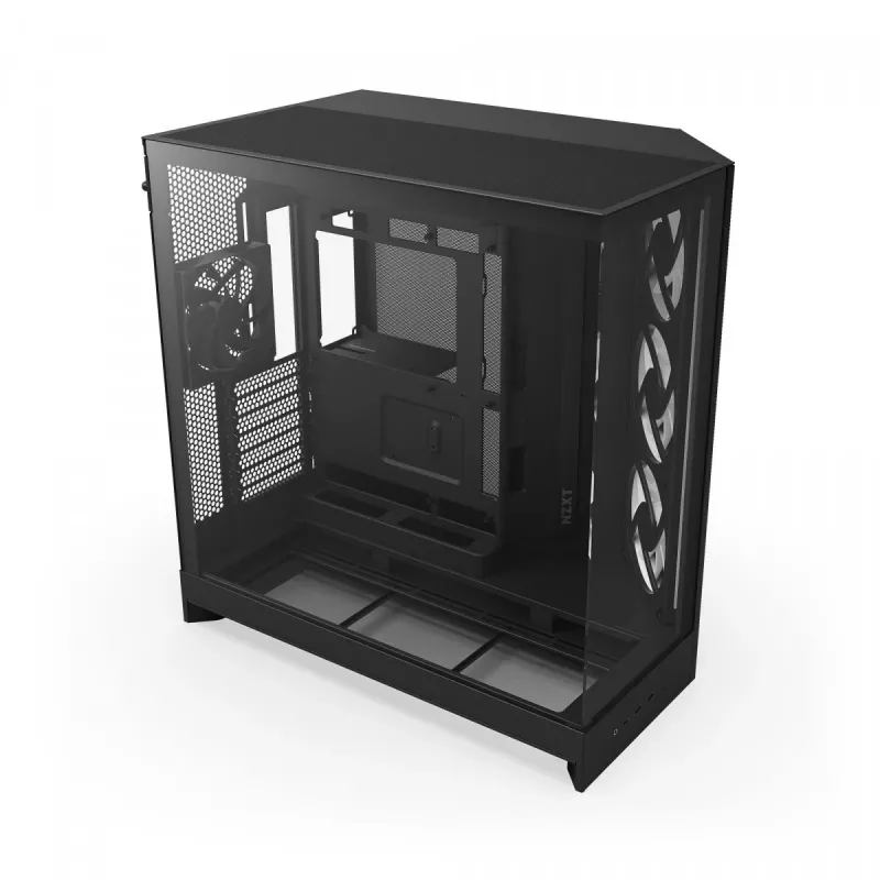PC-kotelo NZXT H9 Flow RGB Midi Tower musta