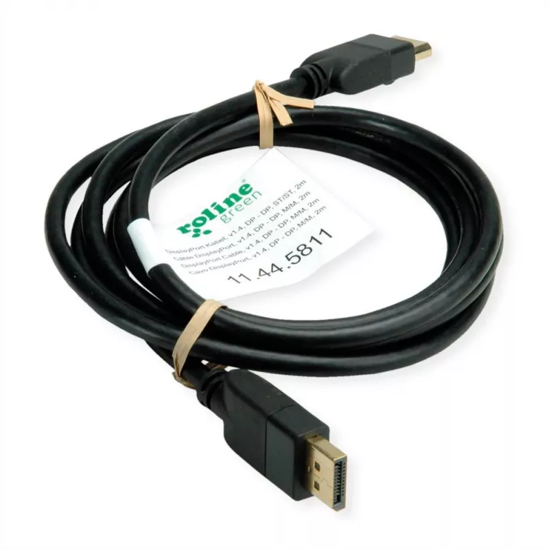 DisplayPort-kaapeli ROLINE 11445813 5 m DisplayPort - DisplayPort