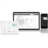 Bresser 7002580 Weather Center 5-in-1 Wi-Fi digitaalinen sääasema ammattilaisanturilla, 5,7″ näyttö, verkkovirta, musta