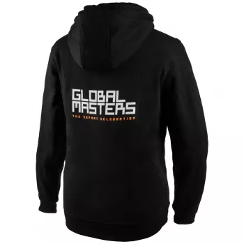 Global Masters huppari GM Logo - musta (M)