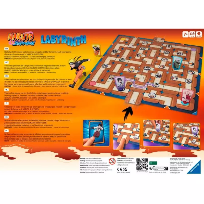 Naruto Shippuden Labyrinth, lautapeli