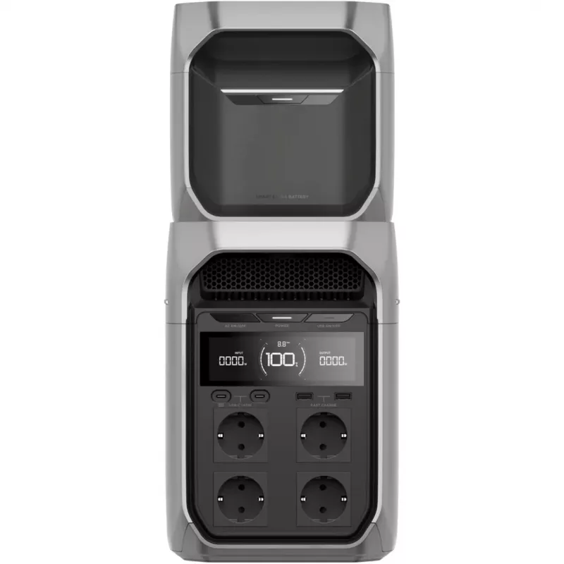 Lisä-älyakku EcoFlow DELTA3, DELTA3 Plus, 1024 Wh