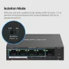 Mercusys 5-porttinen Gigabit-työpöytäkytkin 4-porttisella PoE+:lla