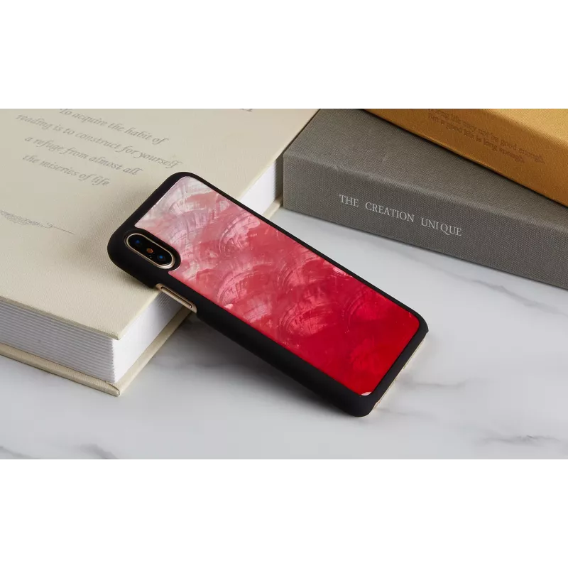 iKins älypuhelinkotelo iPhone XS / XS S – pink lake ja musta, suojakotelo
