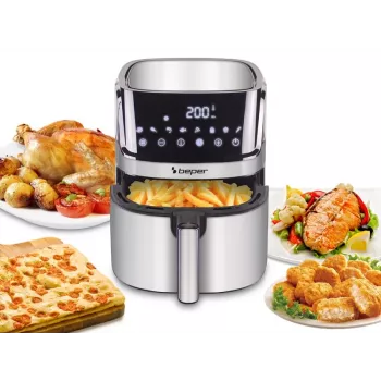 Beper P101FRI070 sähköinen friteerauskeitin 1,5 L tilavuus säädettävä lämpötila, kompakti työtasolle